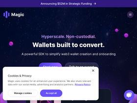 'magic.link' screenshot