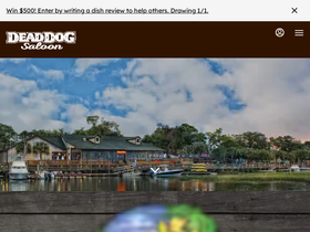 'deaddogsaloon.com' screenshot