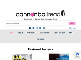 'cannonballread.com' screenshot