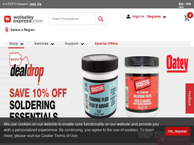 'wolseleyexpress.com' screenshot