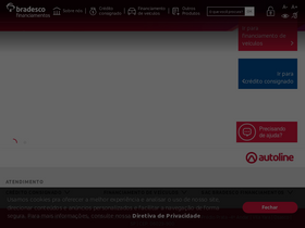 'bradescofinanciamentos.com.br' screenshot