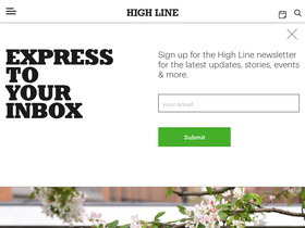 'thehighline.org' screenshot