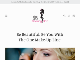 theonebeautybar.store homepage screenshot
