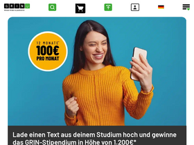 'grin.com' screenshot