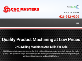 'cncmasters.com' screenshot