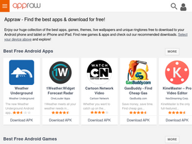 'appraw.com' screenshot