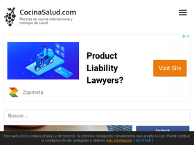 'cocinasalud.com' screenshot