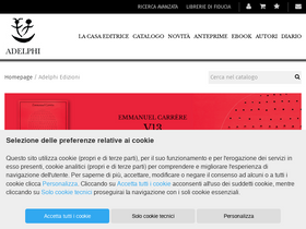 'adelphi.it' screenshot