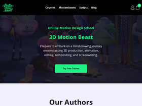 'motiondesign.school' screenshot