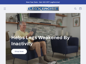 mylegxercise.com homepage screenshot