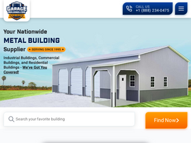 'garagebuildings.com' screenshot