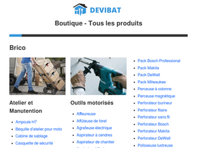 'devibat.com' screenshot