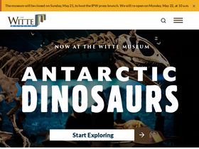 'wittemuseum.org' screenshot