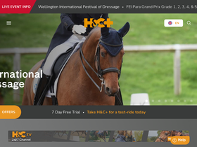 'horseandcountry.tv' screenshot