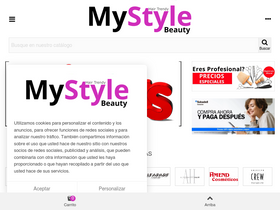 'mystyle-beauty.com' screenshot