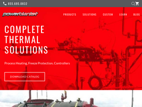 'powerblanket.com' screenshot