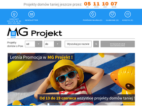 'mgprojekt.com.pl' screenshot