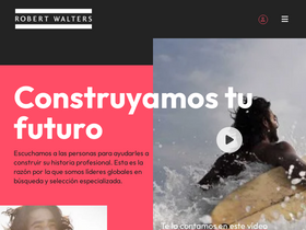 'robertwalters.es' screenshot