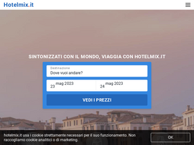 'hotelmix.it' screenshot