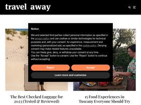 'travelaway.me' screenshot