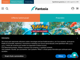 'fantasiastore.it' screenshot