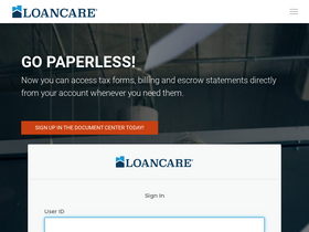 'myloancare.com' screenshot