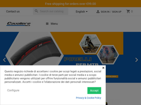 'cavalierebici.it' screenshot