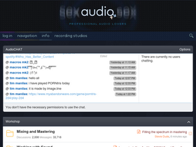 'audiosex.pro' screenshot