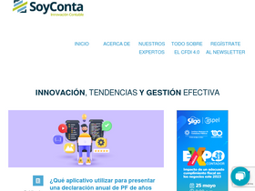 'soyconta.com' screenshot
