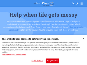 'askteamclean.com' screenshot