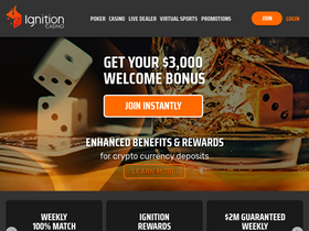 'ignitioncasino.eu' screenshot