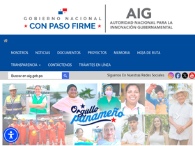 '311web.innovacion.gob.pa' screenshot