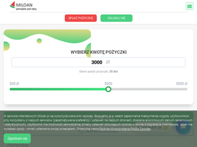 'miloan.pl' screenshot