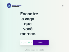 'buscarvagas.com.br' screenshot