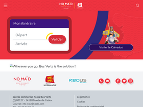 'nomadcar14.fr' screenshot