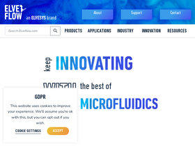 'elveflow.com' screenshot