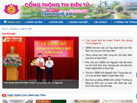 'khdt.nghean.gov.vn' screenshot