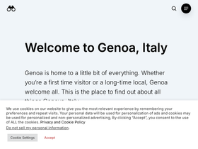 'discovergenoa.com' screenshot