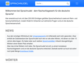 'sprachnudel.de' screenshot