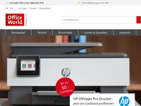 'officeworld.ch' screenshot