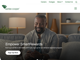 'santeecooper.com' screenshot