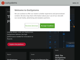'outsystems.com' screenshot