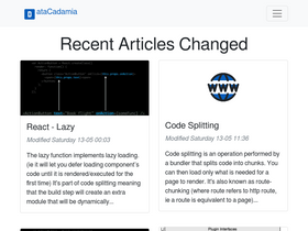 'datacadamia.com' screenshot