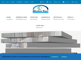 'moskeebadr.nl' screenshot