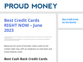 'proudmoney.com' screenshot