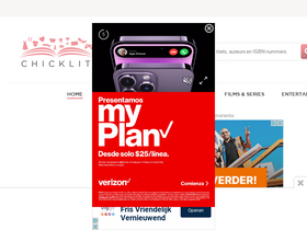 'chicklit.nl' screenshot