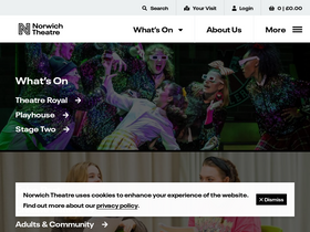 'norwichtheatre.org' screenshot