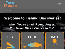 'fishingdiscoveries.com' screenshot