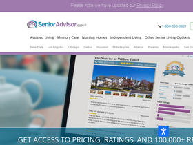 'senioradvisor.com' screenshot