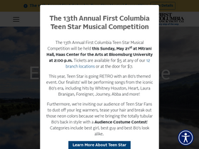 'firstcolumbiabank.com' screenshot